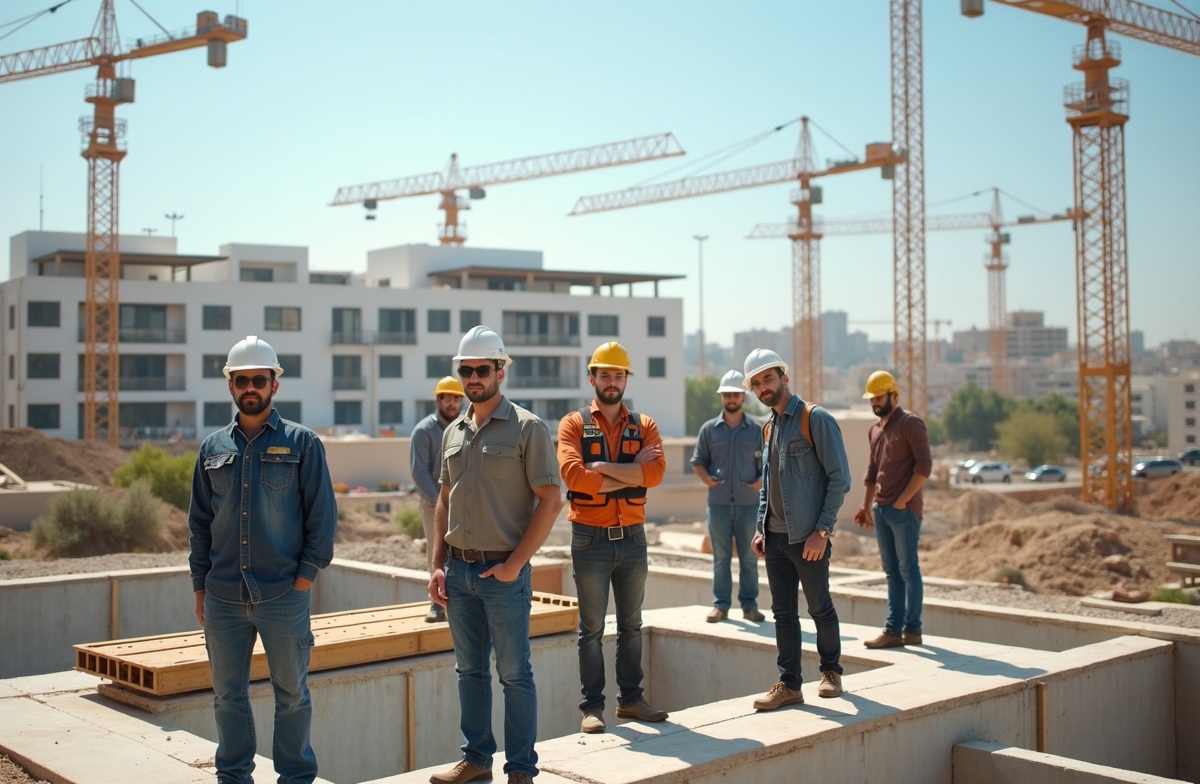 Узнайте, как найти квалифицированных строителей в Израиле, преодолеть языковой барьер и выбрать между бригадой и частным мастером. Советы по безопасности и юридическим аспектам.